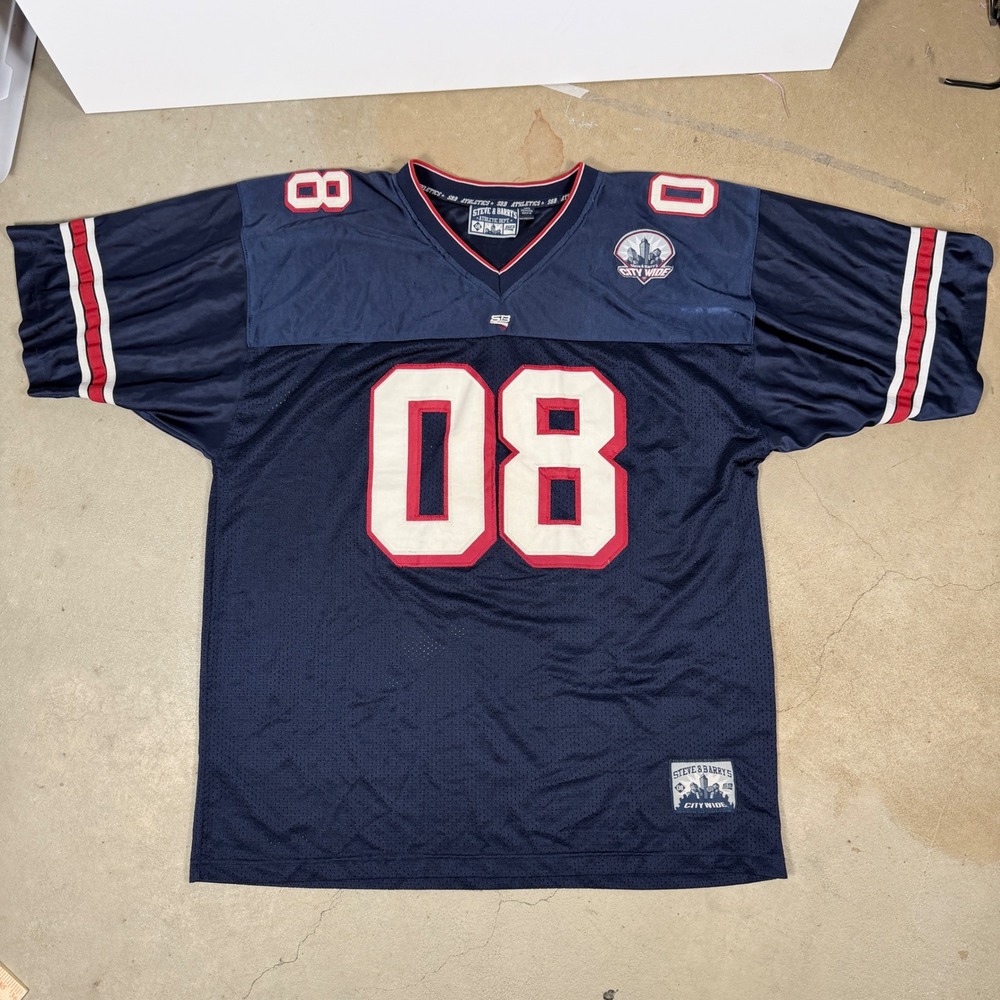 Steve & Barrys Athletic‎ Dept Mens XXXL Jersey 08 Navy Blue Polyester